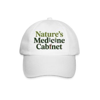 Herbalist Natures Medicine Cabinet Professional  - Baseball Cap - white/white - Front