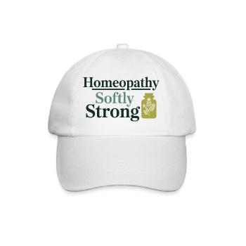 Homéopathie Praticien Professionnel Doux, Fort - Casquette classique - blanc/blanc - Devant
