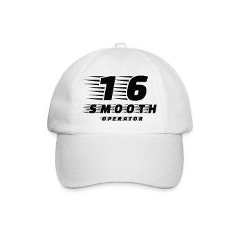 Smooth Operator 16 un mot de passe amusant pour les fans de Formula - Casquette classique - blanc/blanc - Devant