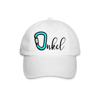 Camping Klettern Onkel - Baseballkappe - Weiß/Weiß - Vorne
