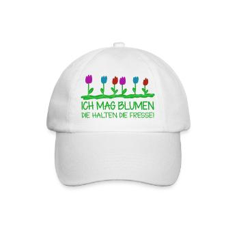 Gärtner Garten Lustiger Spruch Blumen - Baseballkappe - Weiß/Weiß - Vorne
