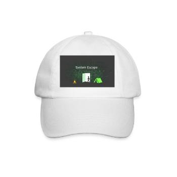 Évasion du système - Casquette classique - blanc/blanc - Devant