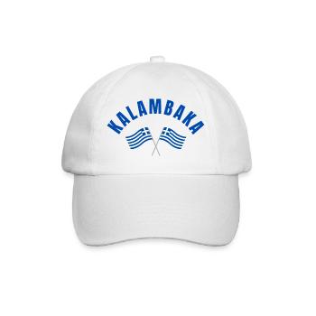 Kalambaka Greek Flags  - Baseball Cap - white/white - Front