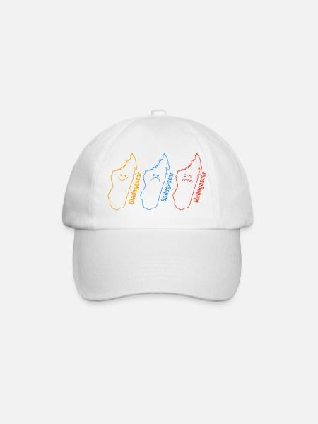 Geography Geographer Funny Gladagascar Sadagascar - Baseball Cap - white/white