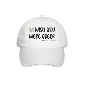 Mois de la Fierté LGBT - J’aimerais que tu sois queer - Casquette classique - blanc/blanc - Devant
