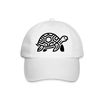 tortoise - Baseball Cap - white/white - Front