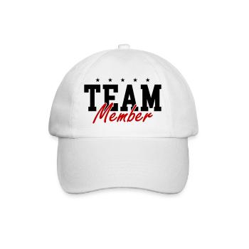 Team Member - Baseball Cap - white/white - Front