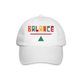 Équilibrer la palette de couleurs sur la ligne - Casquette classique - blanc/blanc - Devant