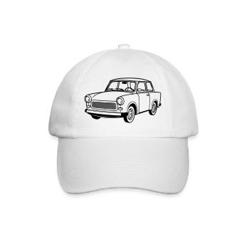 Trabi 601 Coupé - Baseballkappe - Weiß/Weiß - Vorne
