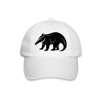 Riesenameisenbär - Baseballkappe - Weiß/Weiß - Vorne