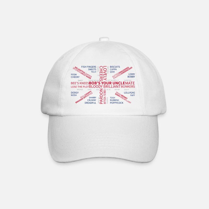 UBERBRITISH - Casquette classique - blanc/blanc