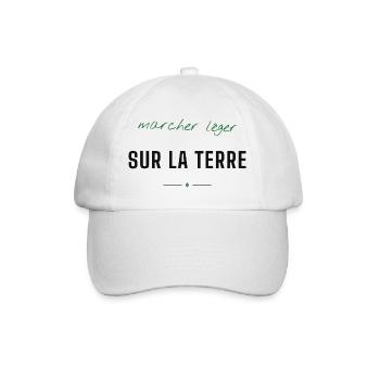 Marcher Léger Sur La Terre - Casquette classique - blanc/blanc - Devant