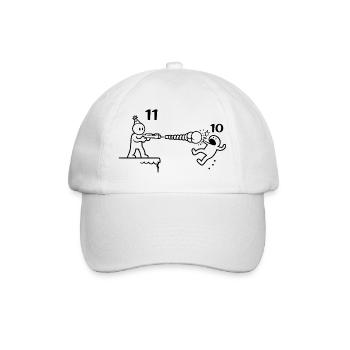 Fête d’anniversaire 11 Cadeau de garçon d’anniversaire - Casquette classique - blanc/blanc - Devant