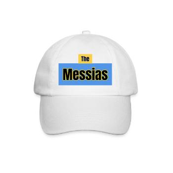 La typographie du Messie Bleu - Casquette classique - blanc/blanc - Devant