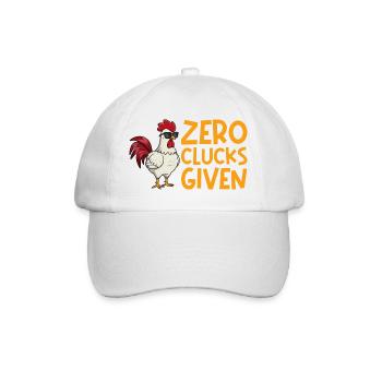 Élevage de coqs, volaille, poulet - Casquette classique - blanc/blanc - Devant