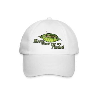 Fleuris là où tu es planté - Casquette classique - blanc/blanc - Devant