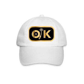 D’ACCORD - Casquette classique - blanc/blanc - Devant