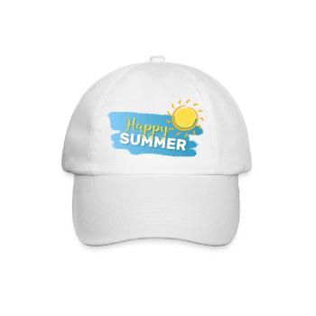 Summer Mode: ON - Baseball Cap - white/white - Front
