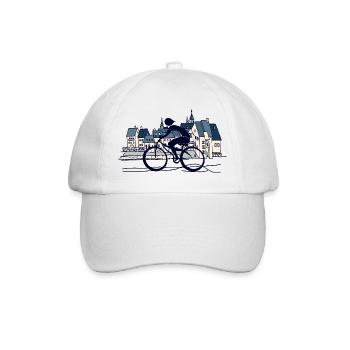 Cyclist - Baseball Cap - white/white - Front
