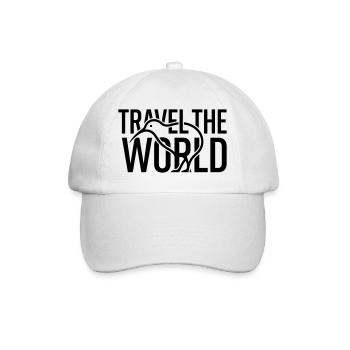 Silhouette des oiseaux kiwi : Voyager dans le monde – Minimaliste - Casquette classique - blanc/blanc - Devant