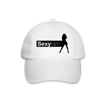 Sexytärin - Sekretärin - Assistentin - Baseballkappe - Weiß/Weiß - Vorne