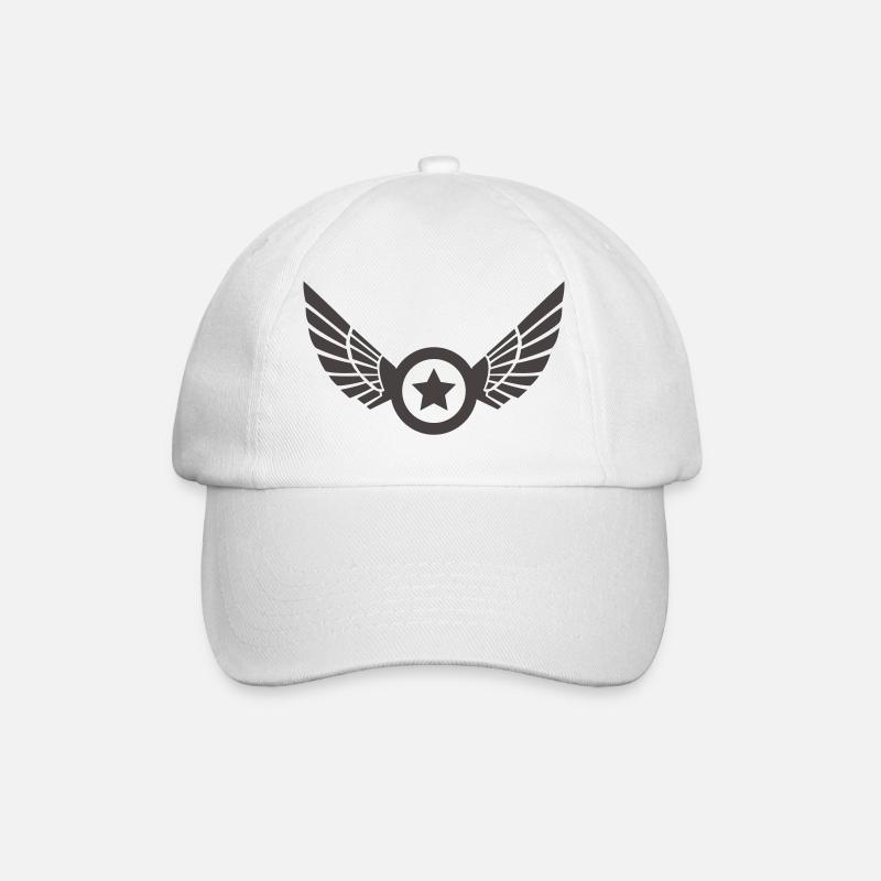 ailes étoiles - Casquette classique - blanc/blanc