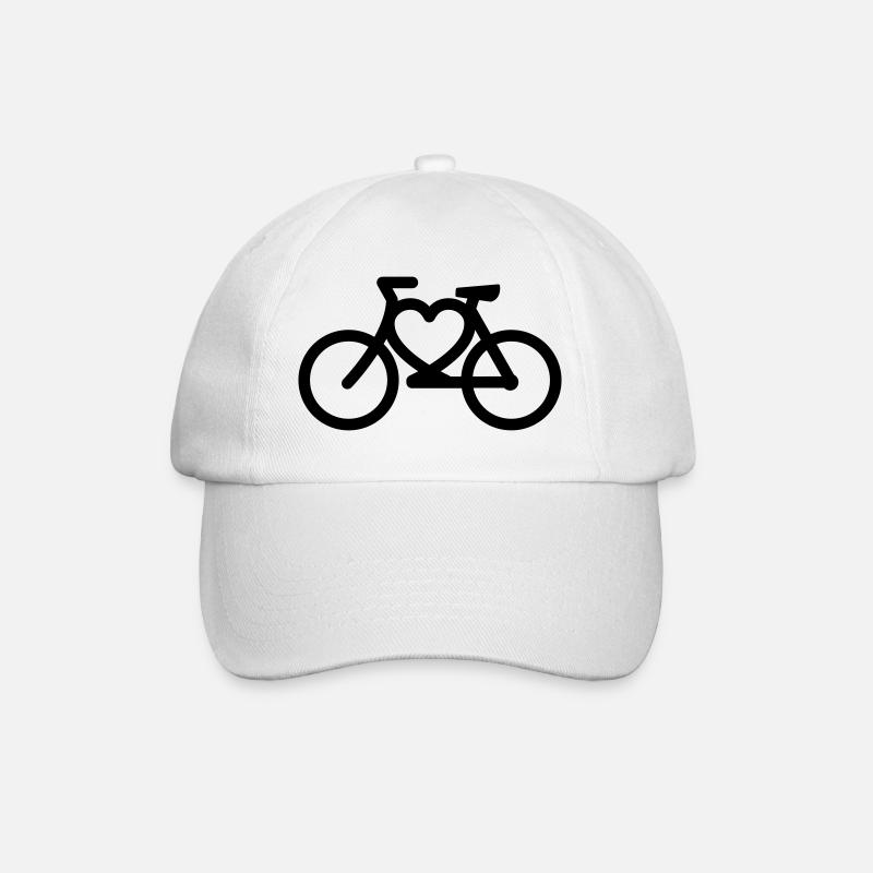 fahrrad - Baseballkappe - Weiß/Weiß