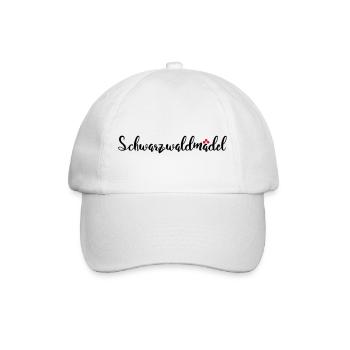 Schwarzwaldmädel - Baseballkappe - Weiß/Weiß - Vorne