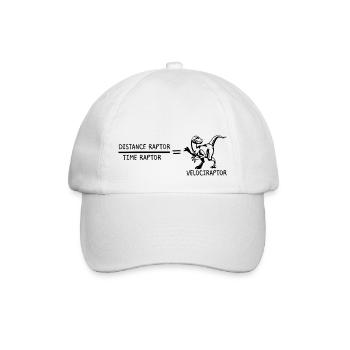 Velociraptor Gift Teacher School Professor - Baseball Cap - white/white - Front