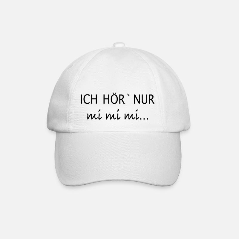 mi mi mi - Baseballkappe - Weiß/Weiß