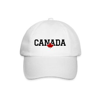 CANADA - Feuille d'érable - Casquette classique - blanc/blanc - Devant