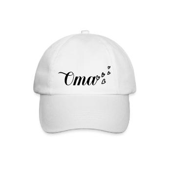 oma idée cadeau maman - Casquette classique - blanc/blanc - Devant