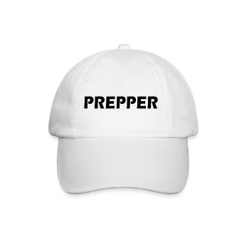 Prepper - Baseballkappe - Weiß/Weiß - Vorne