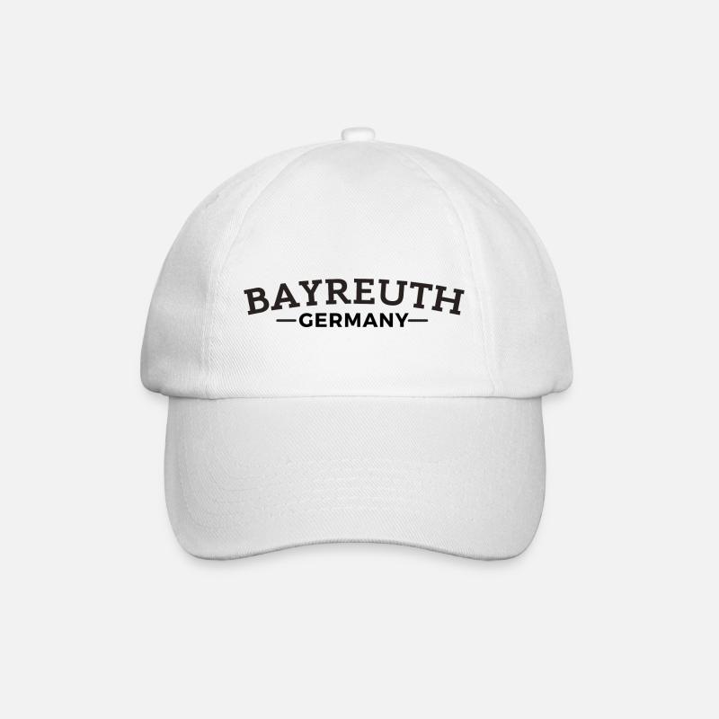 Bayreuth Meine Heimat Geschenkidee - Baseballkappe - Weiß/Weiß