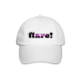 flare! frame - Baseball Cap - white/white - Front