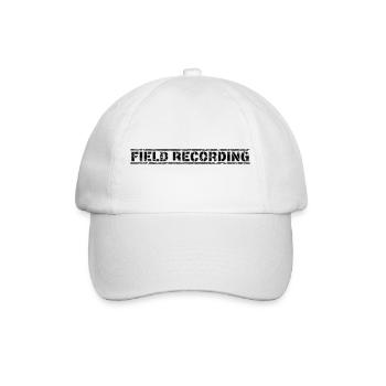 Field Recording - Baseballkappe - Weiß/Weiß - Vorne
