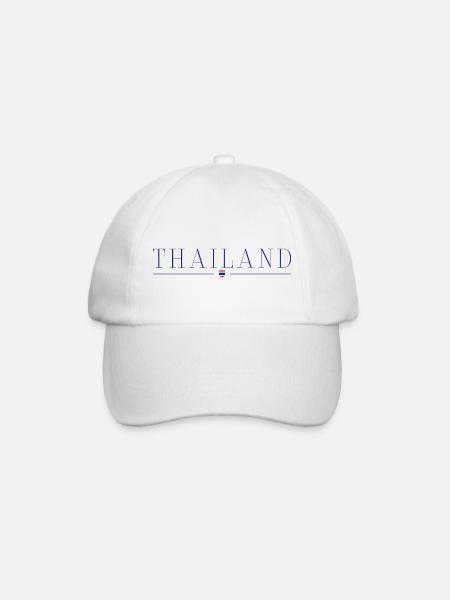 Ich liebe Thailand - Baseballkappe - Weiß/Weiß