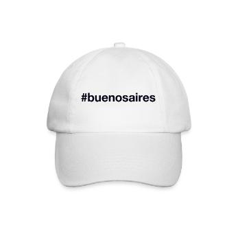BUENOS AIRES Hashtag - Baseball Cap - white/white - Front