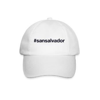 SAN SALVADOR Hashtag - Casquette classique - blanc/blanc - Devant