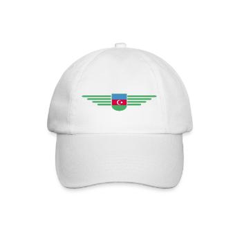 Azerbaijan Design – For Fans & Travelers - Baseball Cap - white/white - Front