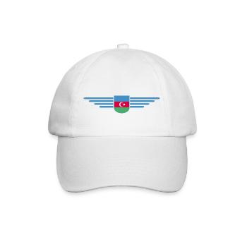 Azerbaijan Design – For Fans & Travelers - Baseball Cap - white/white - Front