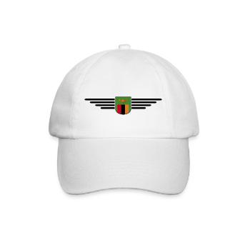 Zambia T-Shirt for Africa Fans - Baseball Cap - white/white - Front
