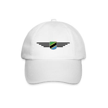 Tanzania T-Shirt for Real Fans - Baseball Cap - white/white - Front