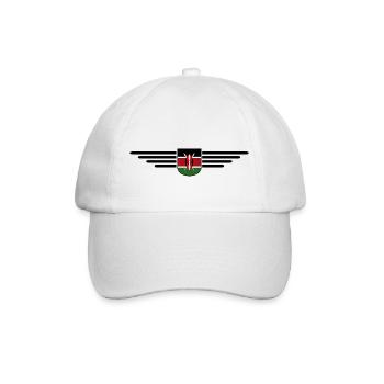 Nairobi Design für Kenia-Liebhaber - Baseballkappe - Weiß/Weiß - Vorne