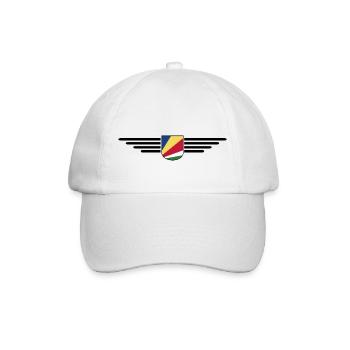 Fans des Seychelles : des t-shirts pour rêver sur l’île - Casquette classique - blanc/blanc - Devant