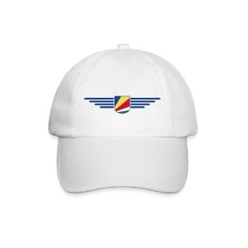 Fans des Seychelles : des t-shirts pour rêver sur l’île - Casquette classique - blanc/blanc - Devant