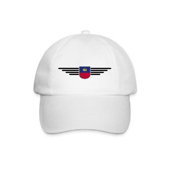 Conception de t-shirt Liechtenstein pour les fans - Casquette classique - blanc/blanc - Devant
