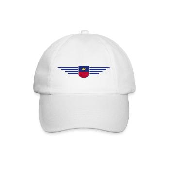 Conception de t-shirt Liechtenstein pour les fans - Casquette classique - blanc/blanc - Devant