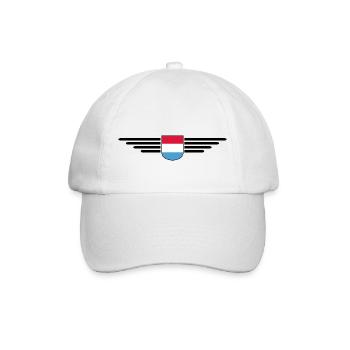 Luxembourg T-Shirt Design for Fans - Baseball Cap - white/white - Front