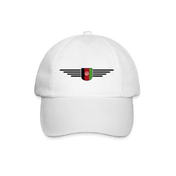 Afghanistan Design – Pride and Culture - Baseball Cap - white/white - Front